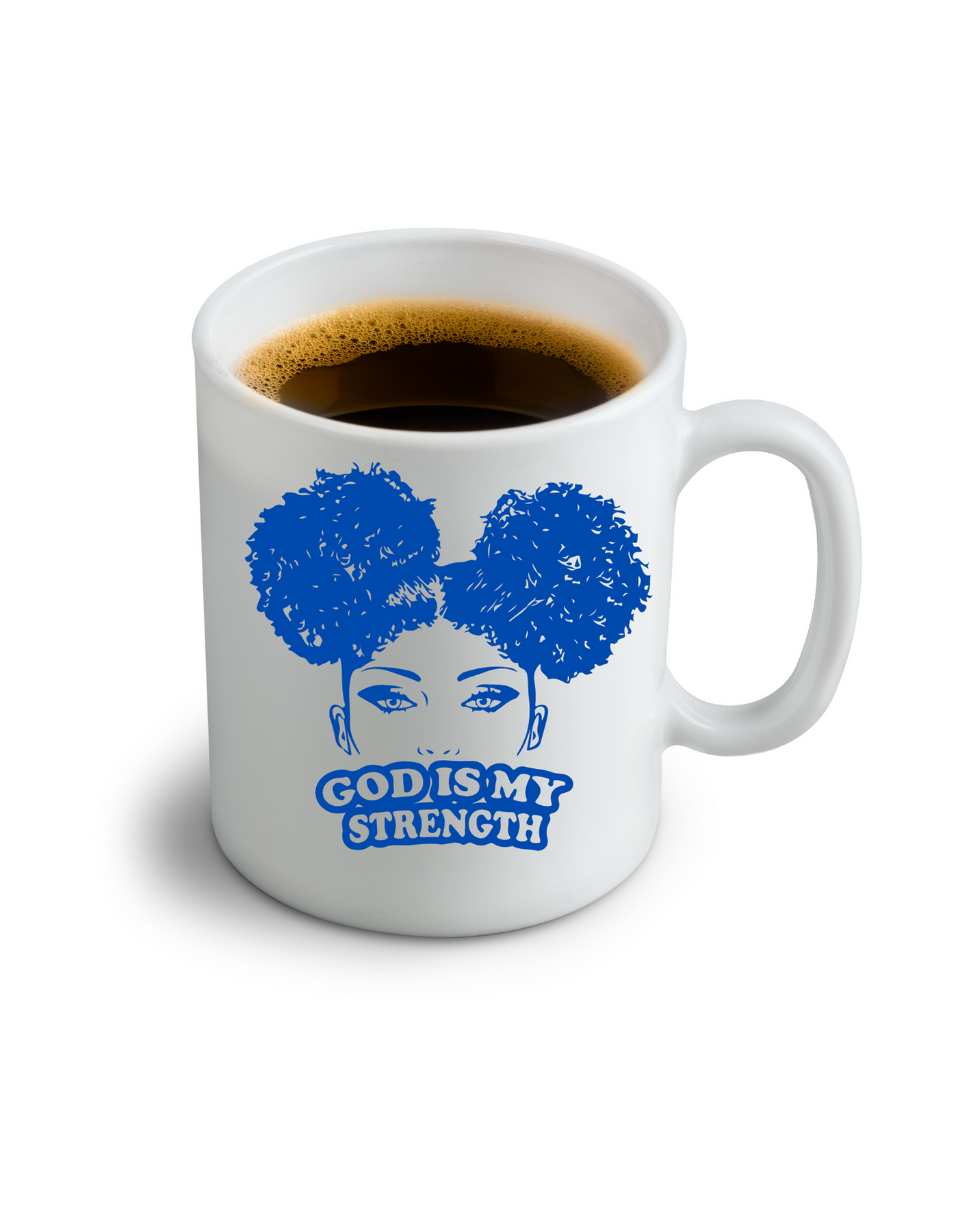 God is My Strength Mug