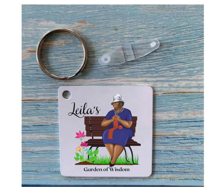 Leila's Garden of Wisdom Key ring