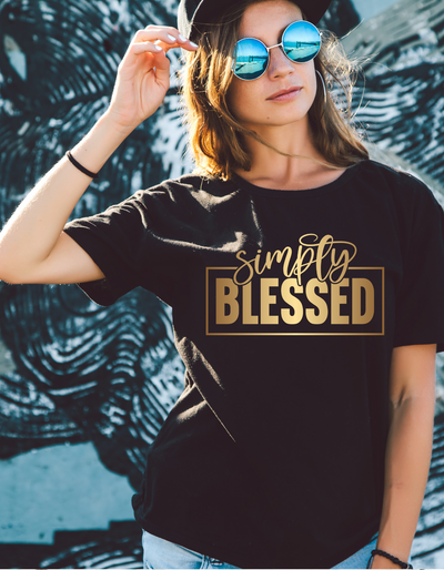 Simply blessed tee#color_black