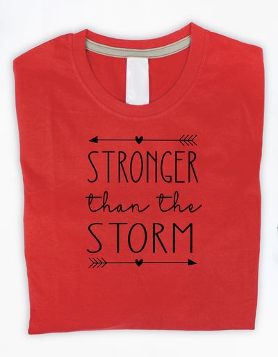 STRONGER THAN THE STORM-TEE