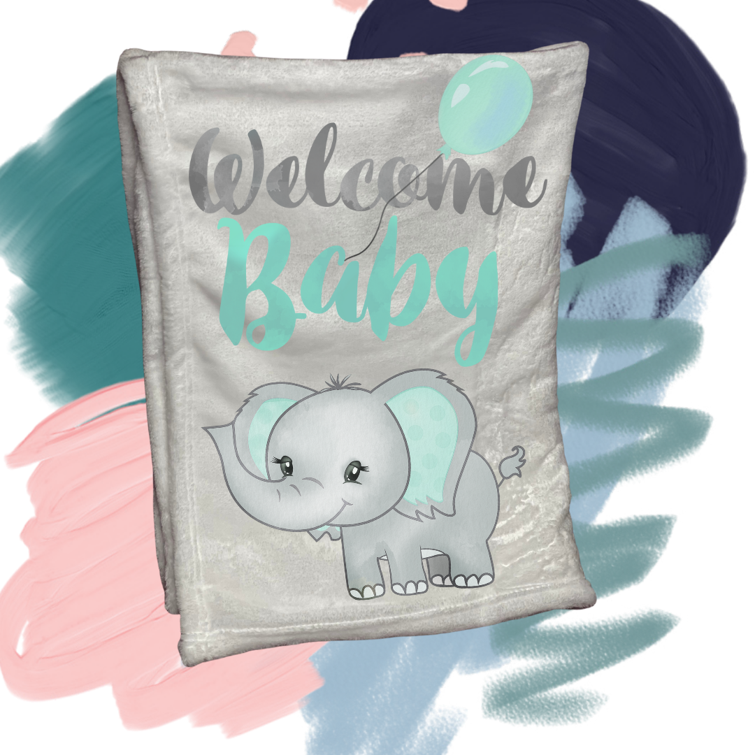 Gender Neutral Welcome Baby Blanket