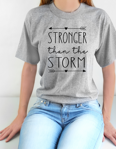 STRONGER THAN THE STORM-TEE