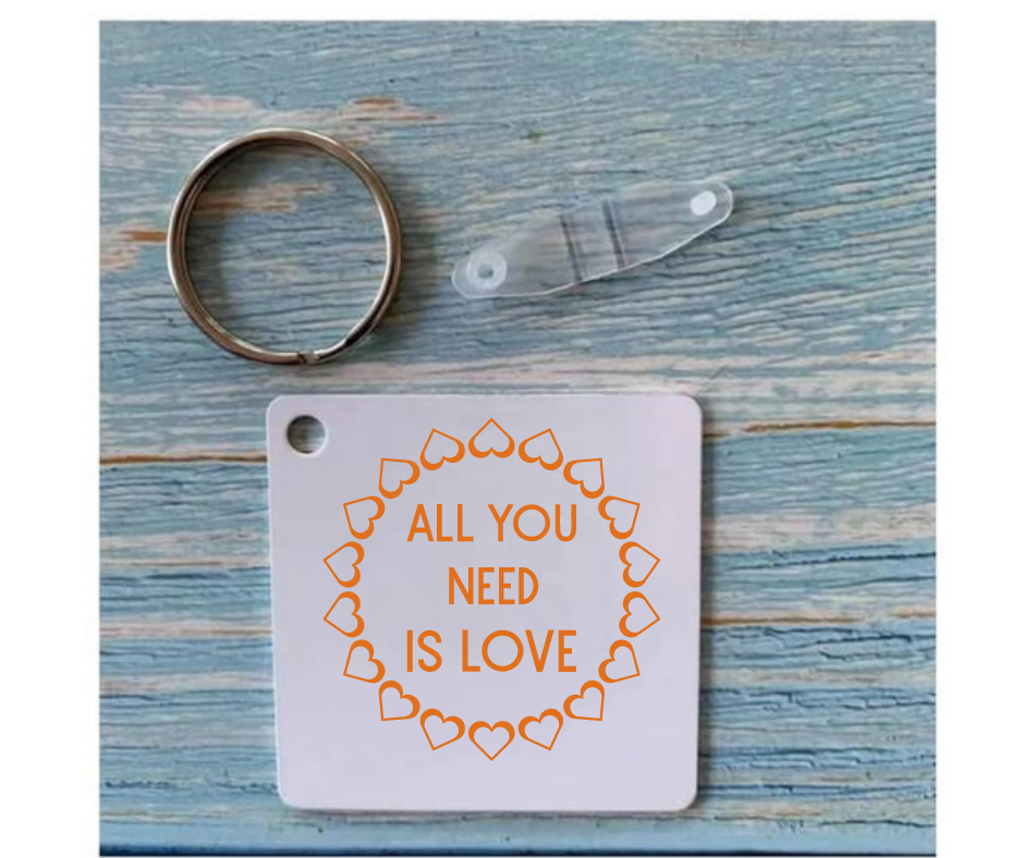 All you need is Love Keyring