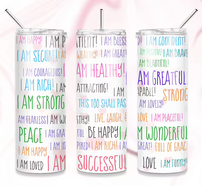 Wisdom Affirmation Design Affirmation Tumbler