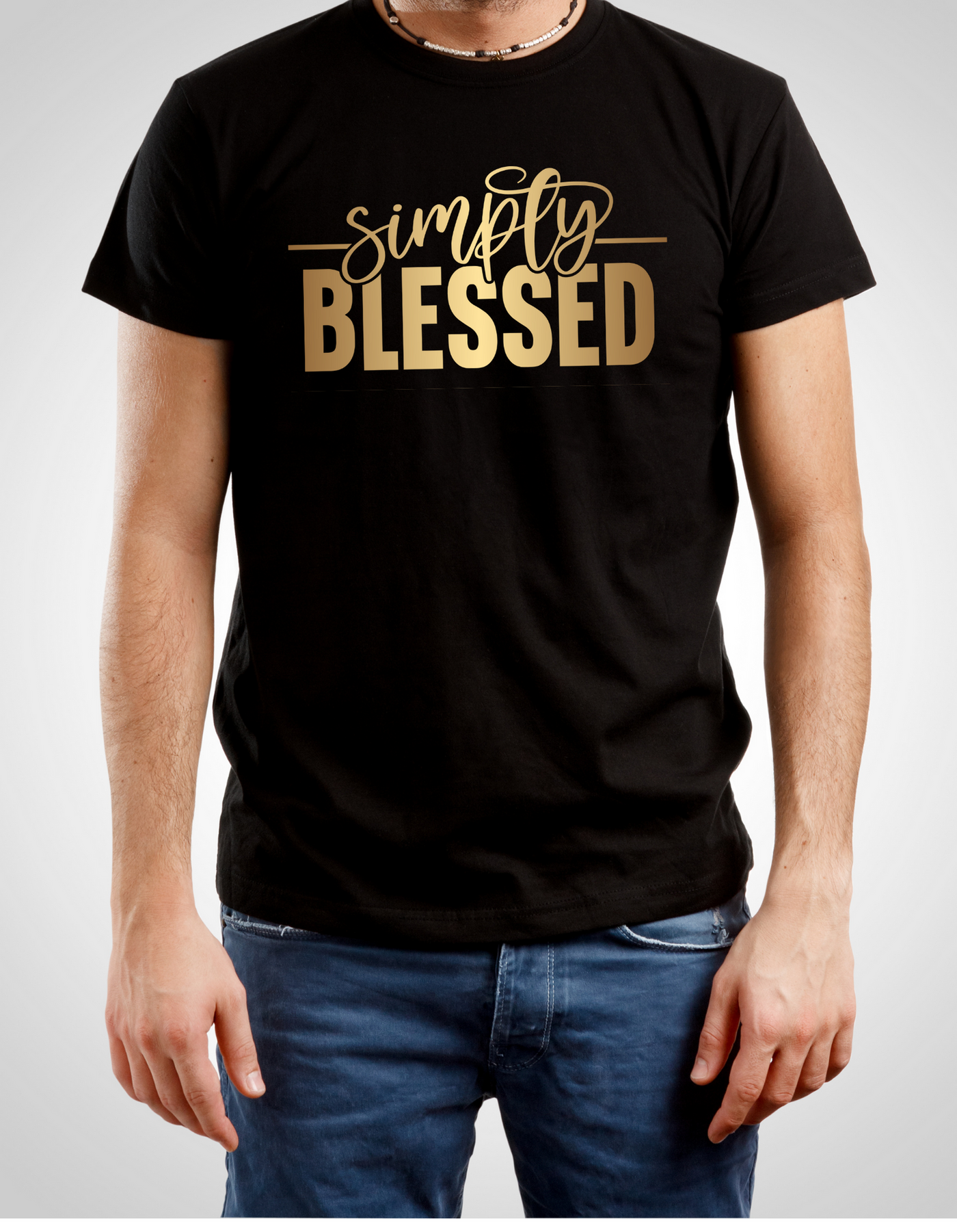 Simply blessed tee#color_black